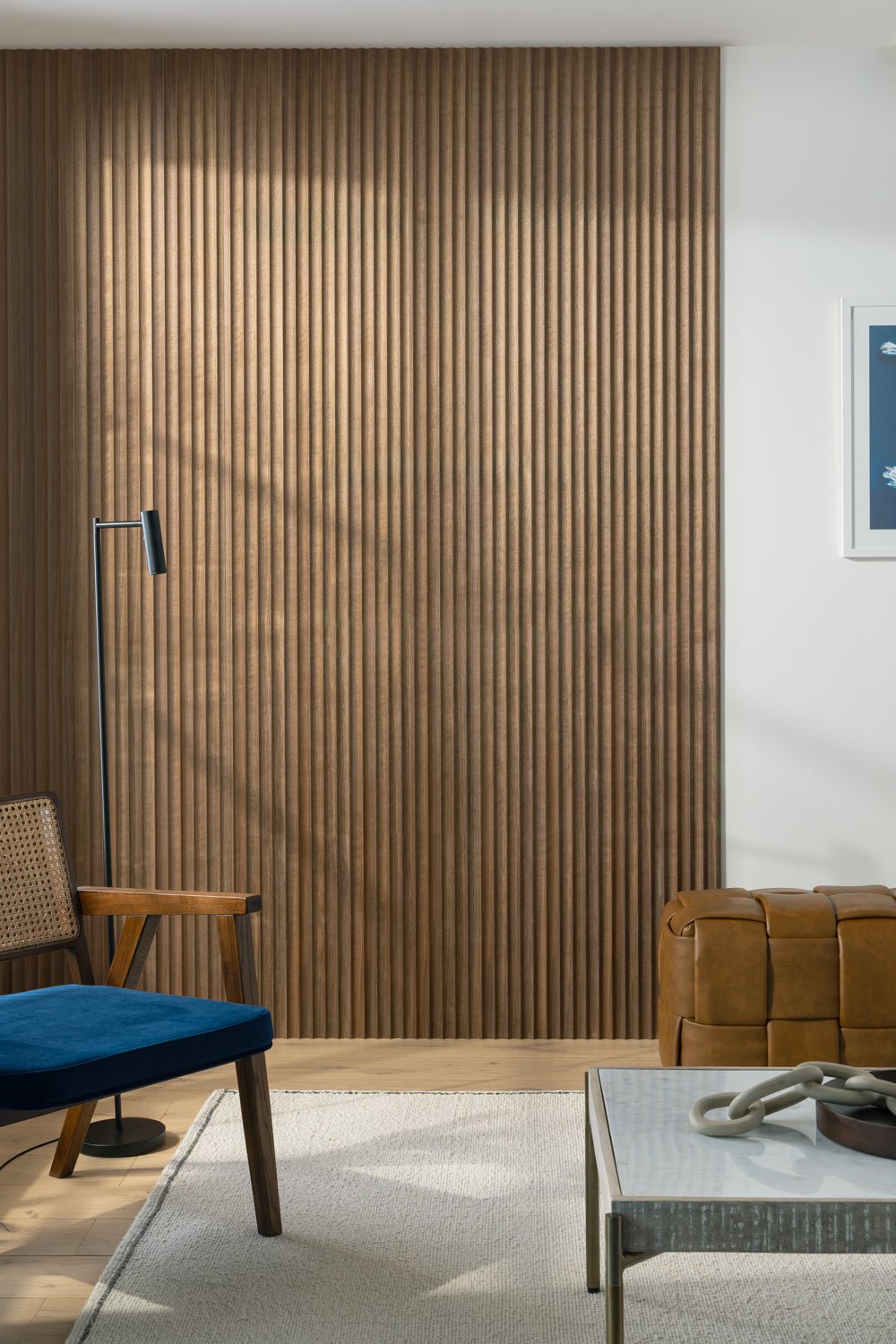 Arborelle Walnut Fluted Wall Panel