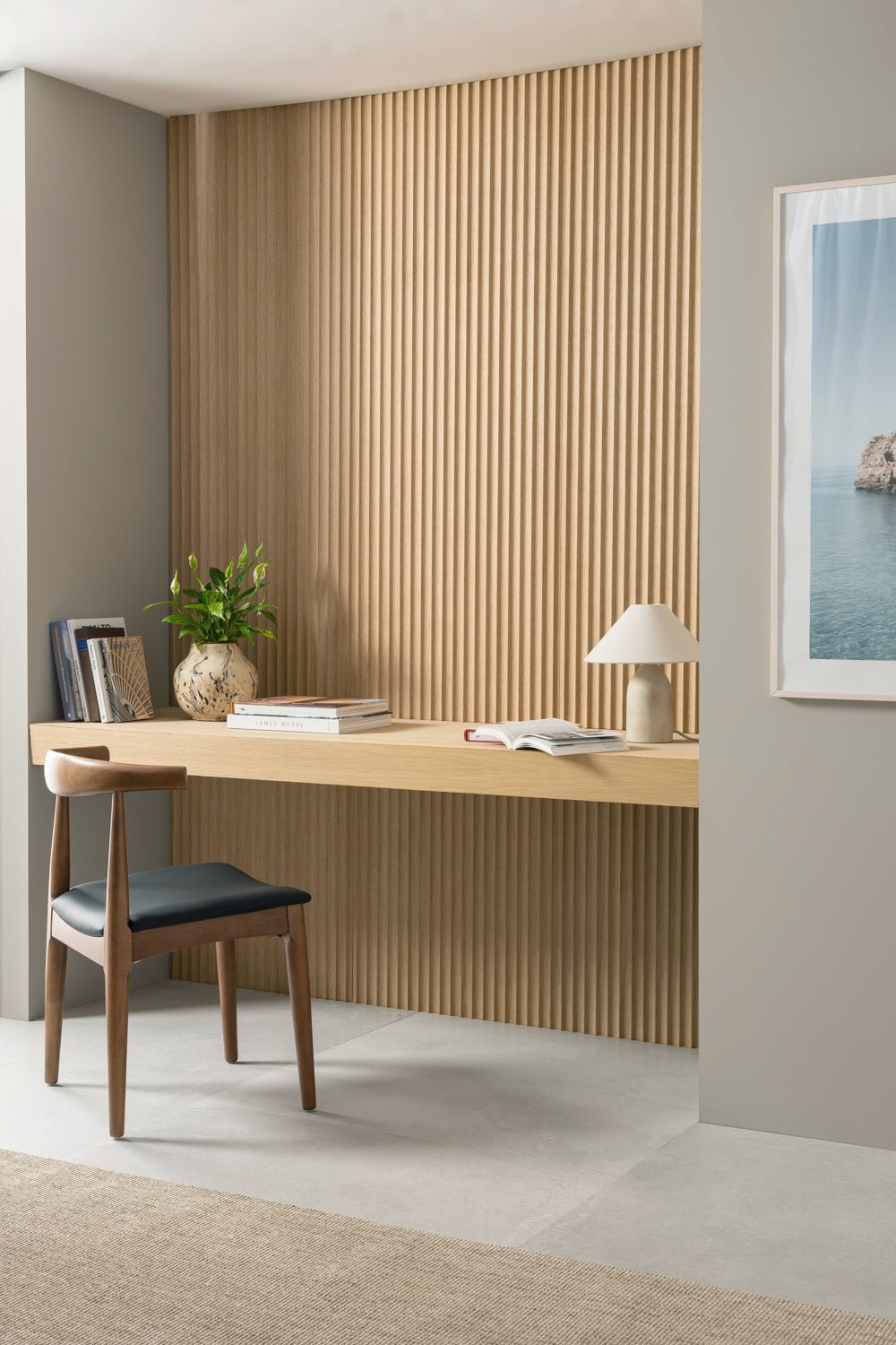 Arborelle Natural Oak Fluted Wall Panel