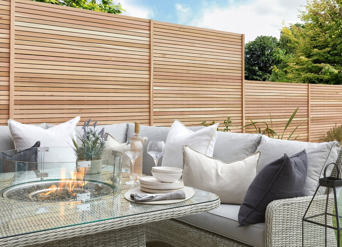 Cedar Slatted Fencing Bundle 