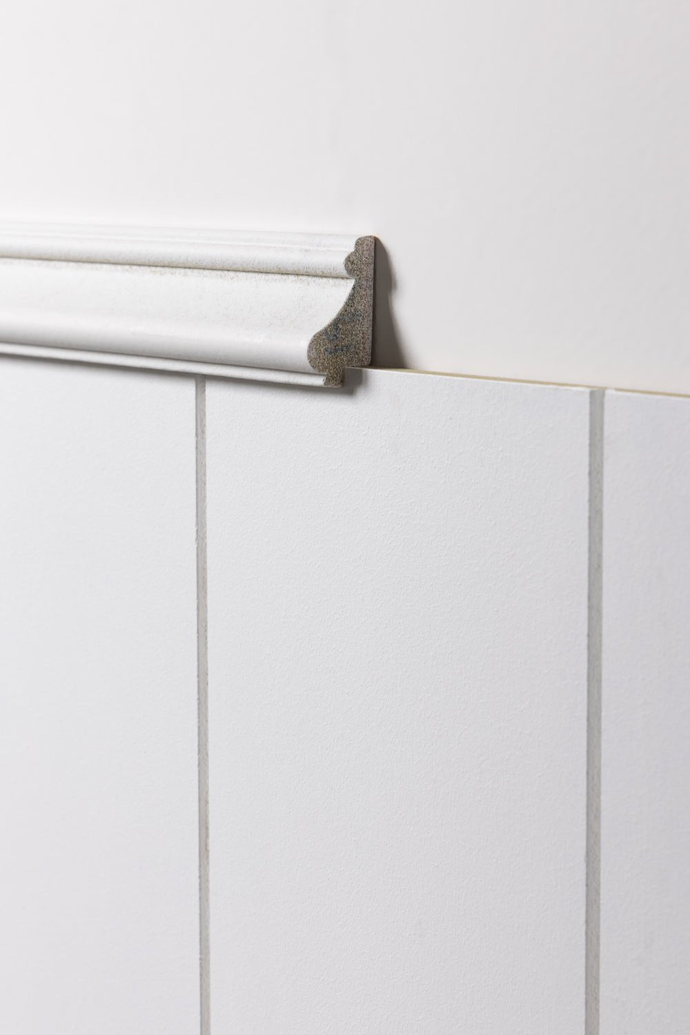 image to show dado rail panelling used as a top trim