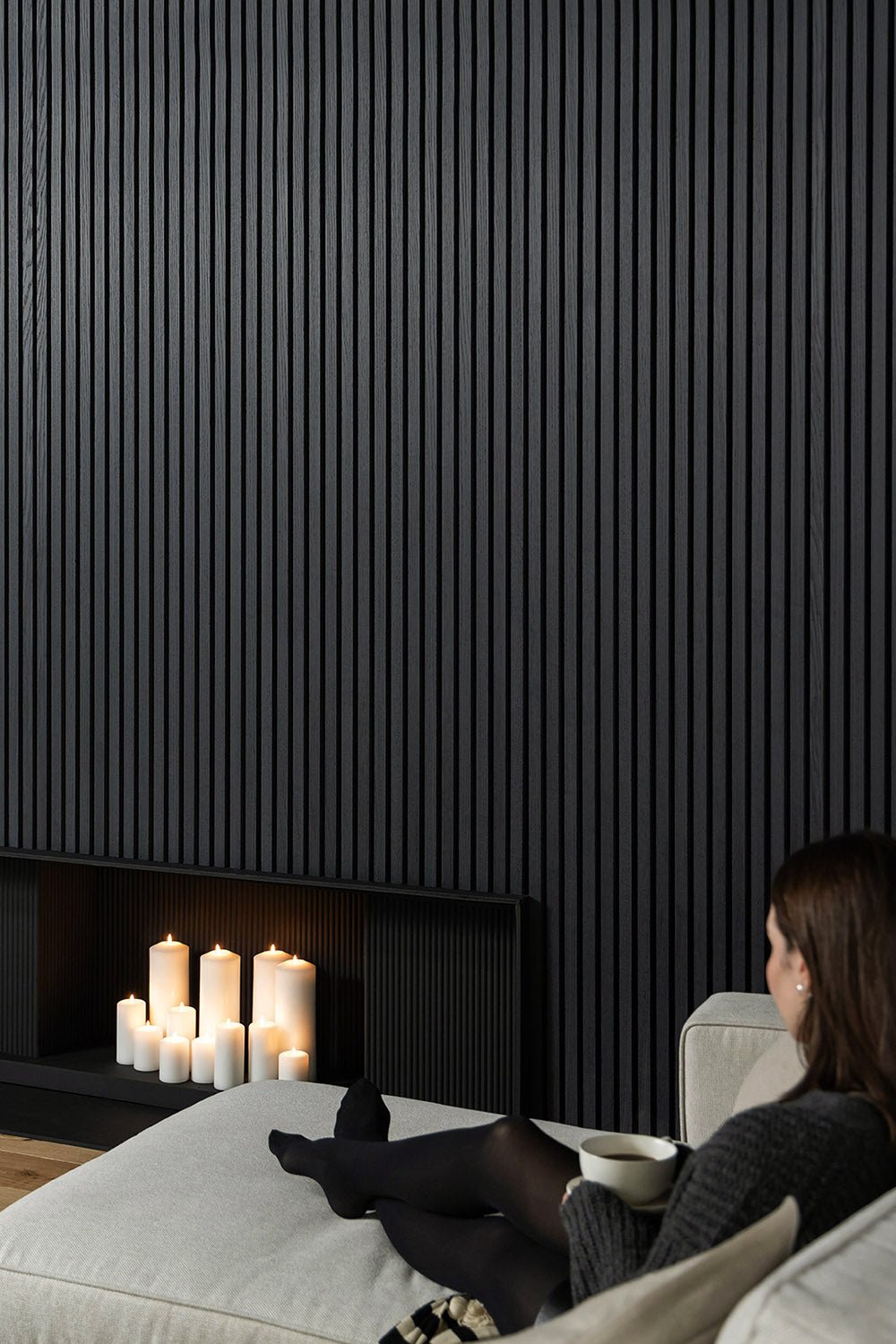 SlatWall Acoustic Black