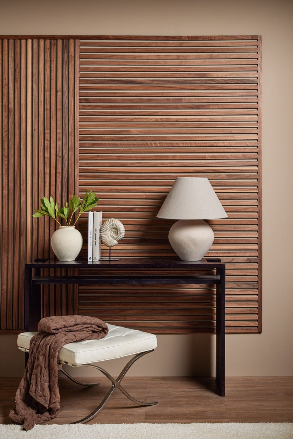 Individual Slat Oiled Walnut